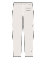 The Straight Leg Sweatpant - Bone - OCWC - Back Pocket - Printed - Leaf