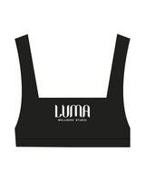 The Box Cut Bra - Black - Luma Wellness - Center Stacked - Printed - White