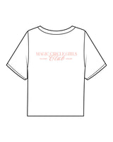 The Boxy Crop Tee - White - PHS - Center Chest - Back Center - Printed - Full Color