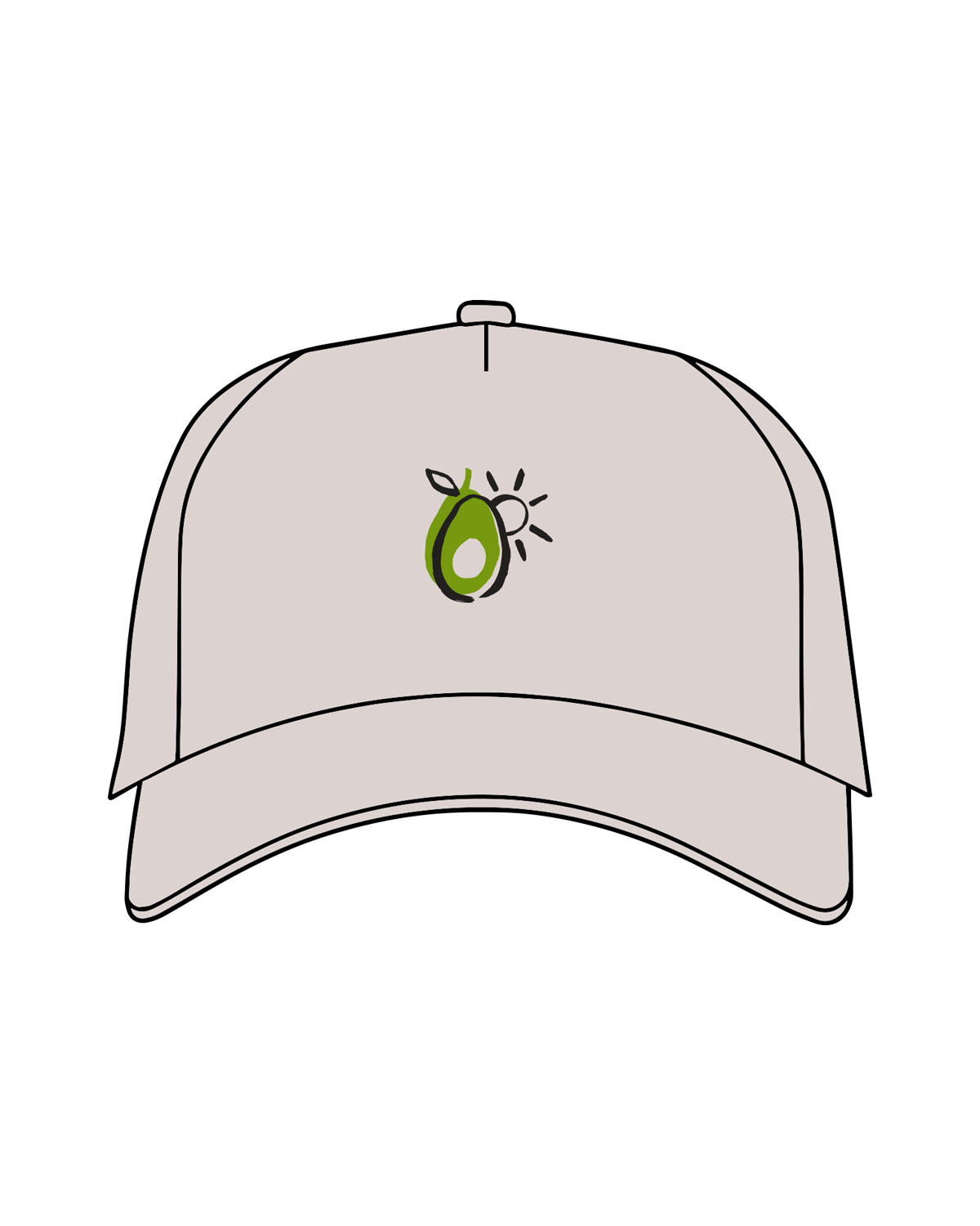 The Canvas Cap - Bone - Chosen Foods - Center Crown - Embroidered - Full Color
