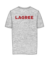 The Womens Tee - Heather - TML - Left Chest - Back Center - Full Color With Background