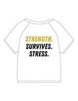 The Kids Tee - White - Odyssey Performance - Left Chest Stacked & Back Stacked - Printed - Full Color
