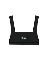 The Box Cut Bra - Black - Chi50 - Center Chest - Printed - Mint