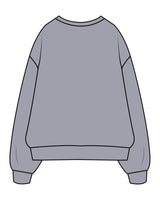 The Mens Crewneck - Heather - Game Changer - Chest Arc Stacked - Printed - Charcoal