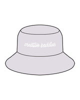The Bucket Hat - Orchid - Bianca - Front Center - White