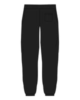 The Womens Sweatpants - Black - Chi50 - Bottom Left Leg - Printed - Teal