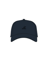 The 5 Panel Trucker Hat - Navy - JL Marketing - Center Crown - Embroidered - Tone on Tone