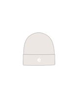 The Beanie - Bone - BODYSTRONG - Center Brim - Embroidered - White