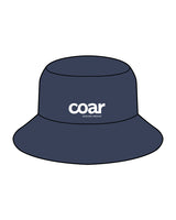 The Bucket Hat - Navy - Coar - Front Center Stacked - White