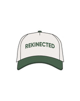 The Canvas Cap - Natural / Forest - REKINECTED - Center Crown - Printed - Forest