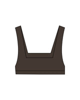 The Box Cut Bra - Cafe - Chi50 - Center Chest - Printed - Coral