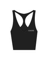 The Racer Tank - Black - OCWC - Left Chest - Printed - White