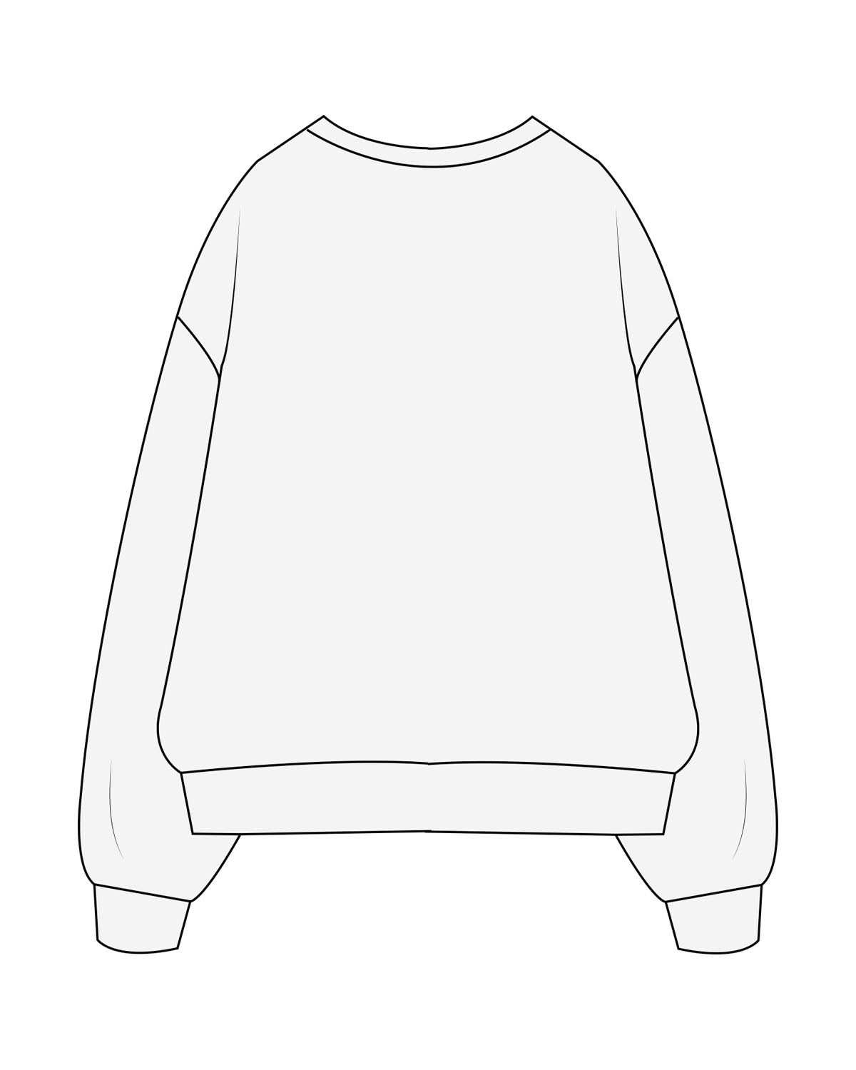 The Mens Crewneck - White Heather - AA Associates - Center Chest & Right Sleeve - Embroidered - Navy