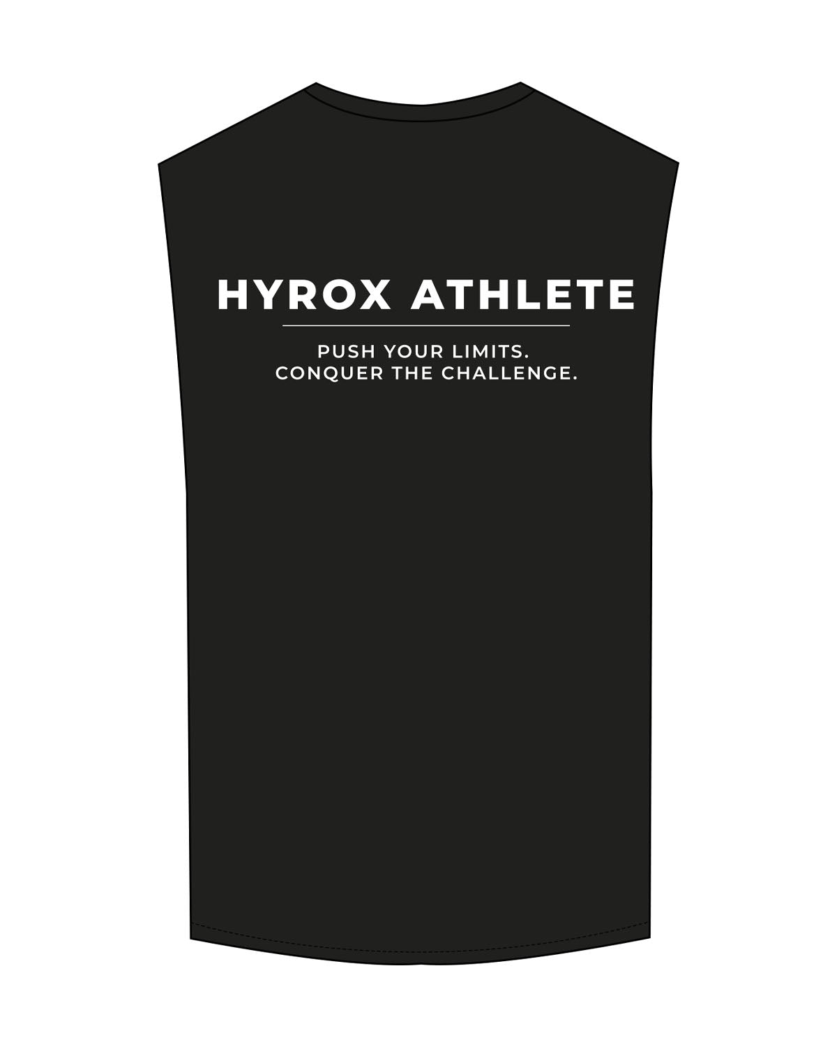 The Muscle Tank - Black - Krista - Left Chest Logo & Center Back Stacked - Printed - Full Color