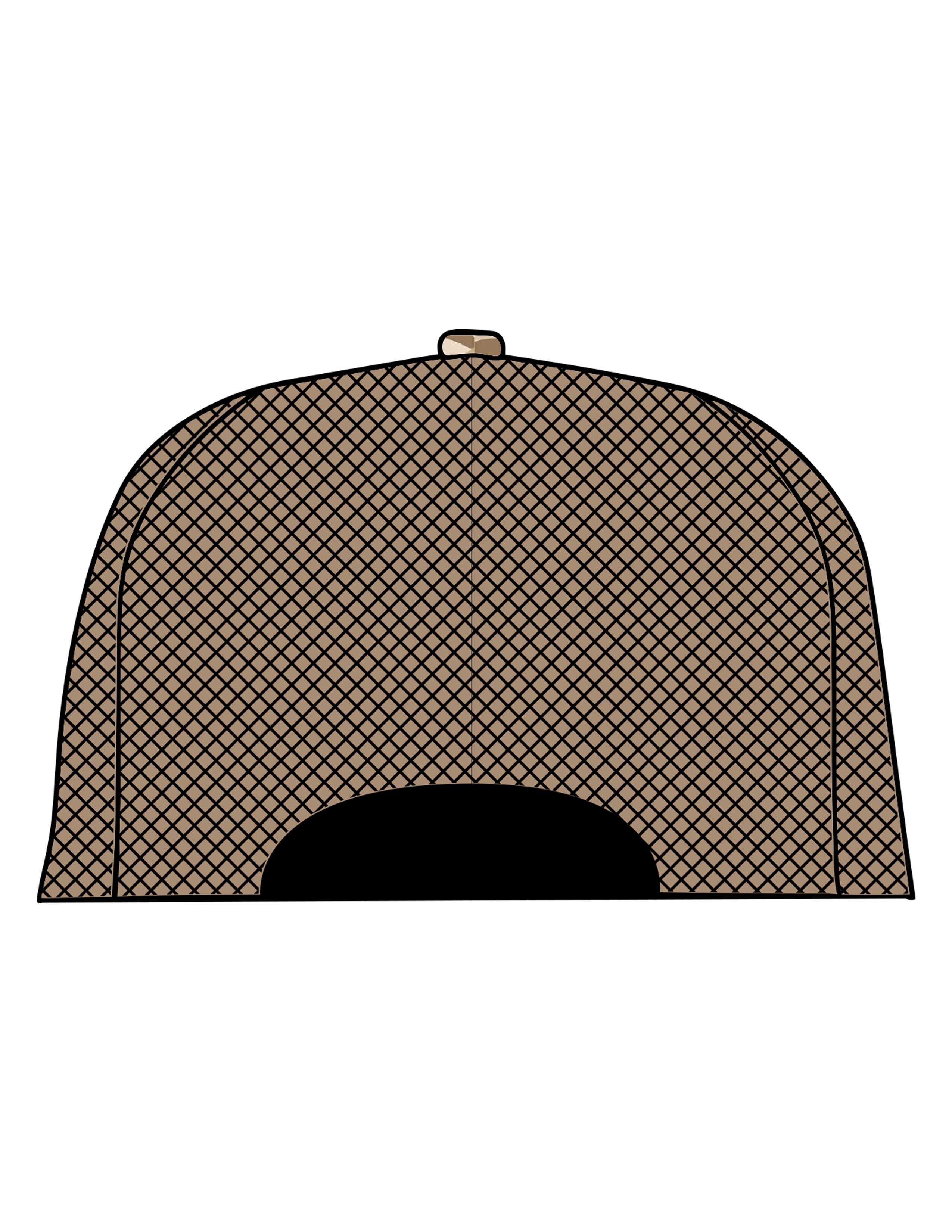 The Trucker Hat - Camo / Sand - Whit At Home - Center Crown "W" - Printed- Lime