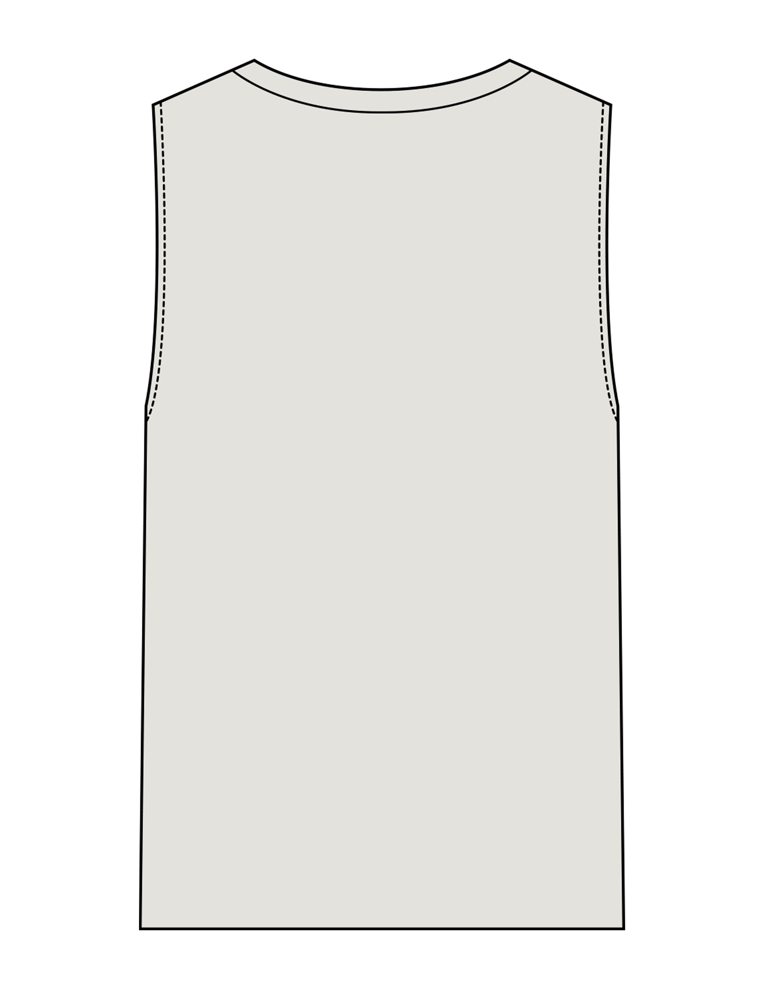 The Womens Heavyweight Tank - Washed Bone - Plum Creek Church - Center Chest - Embroidered- Tone on Tone
