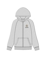 The Womens  Zip Hoodie - Heather - Palomino Labs - Left Chest - Printed  - Full Color