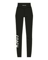 The Basic Legging - Black - Spring House - Left Leg & Back Waistline - Printed - White