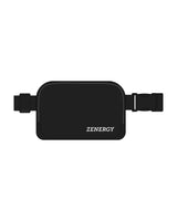 The Cross Body Bag - Black - ZENERGY CYCLING - Front Lower Left "ZENERGY" - Printed- White