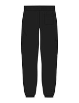 The Womens Sweatpants - Black - Dose - Left Leg "DOSE" - Printed - White