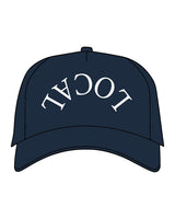 The Trucker Hat - Navy - Local Lagree - Center Crown Inverted - Embroidered - Puff - White
