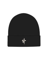 The Beanie - Black - Ritual Indoor Cycling - Center Brim - Embroidered - Off White (EDE3DA)