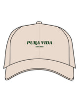 The Dad Hat - Stone - Mel Blanco - Center Crown Stacked - Embroidered - Forest Green