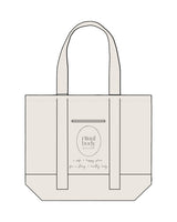 The Contrast Tote Bag - Natural / Natural - Ritual Body - Center Body - Brown