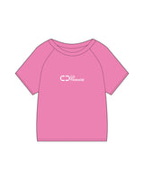 The Kids Tee - Hot Pink - C2 Financial - Center Chest Stacked - Printed - White