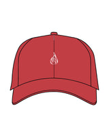 The Dad Hat - Cardinal - Corefire - Center - Embroidered - White