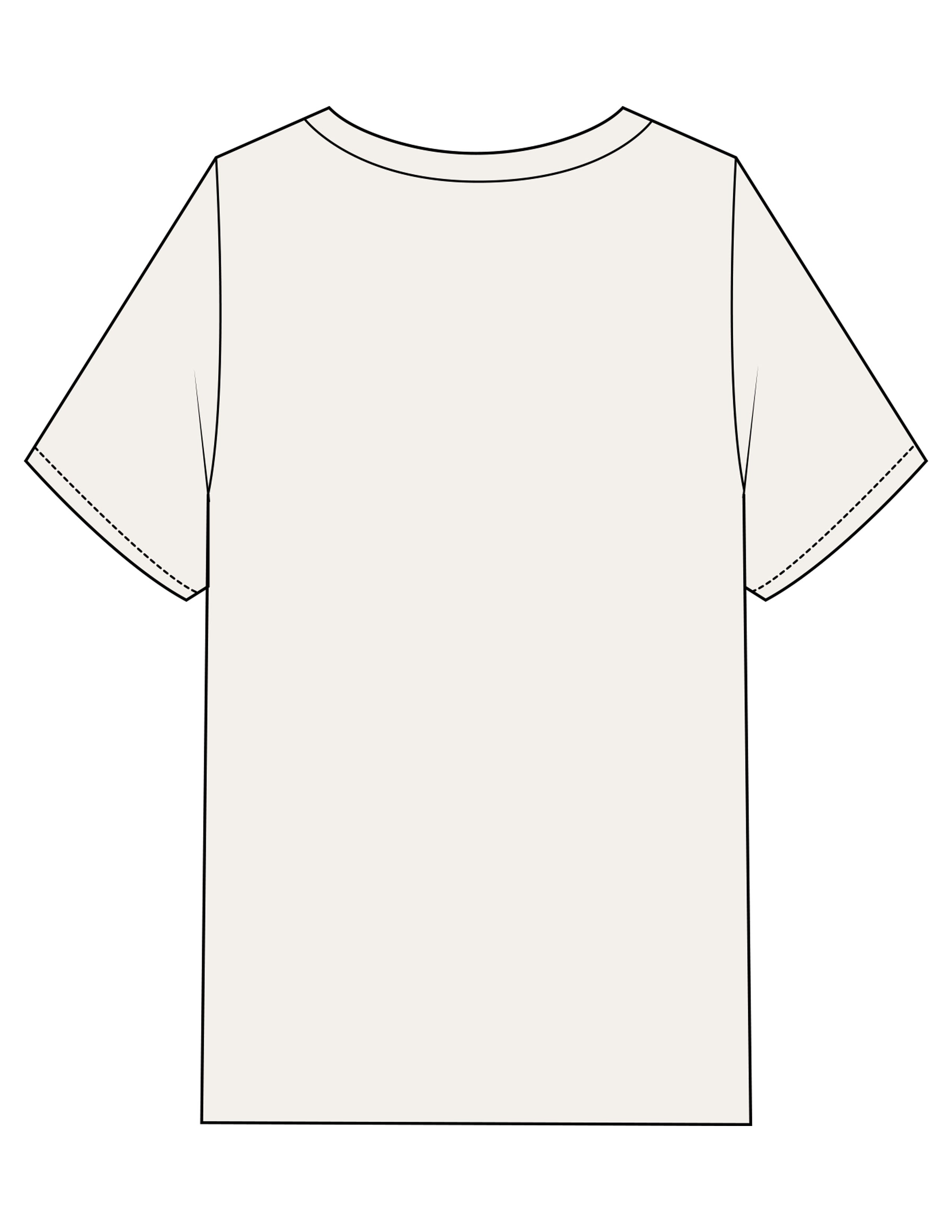 The Mens Heavyweight Tee - Off White - Move House - Left Chest Stacked - Printed - Black