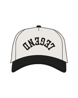 The Canvas Cap - Natural / Black - Training Mate - Center Crown Inverted - Embroidered - Puff - Black