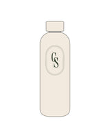 The Water Bottle - Off White - Christian Singles Hub - Center Body - Printed - Forest Green Matte