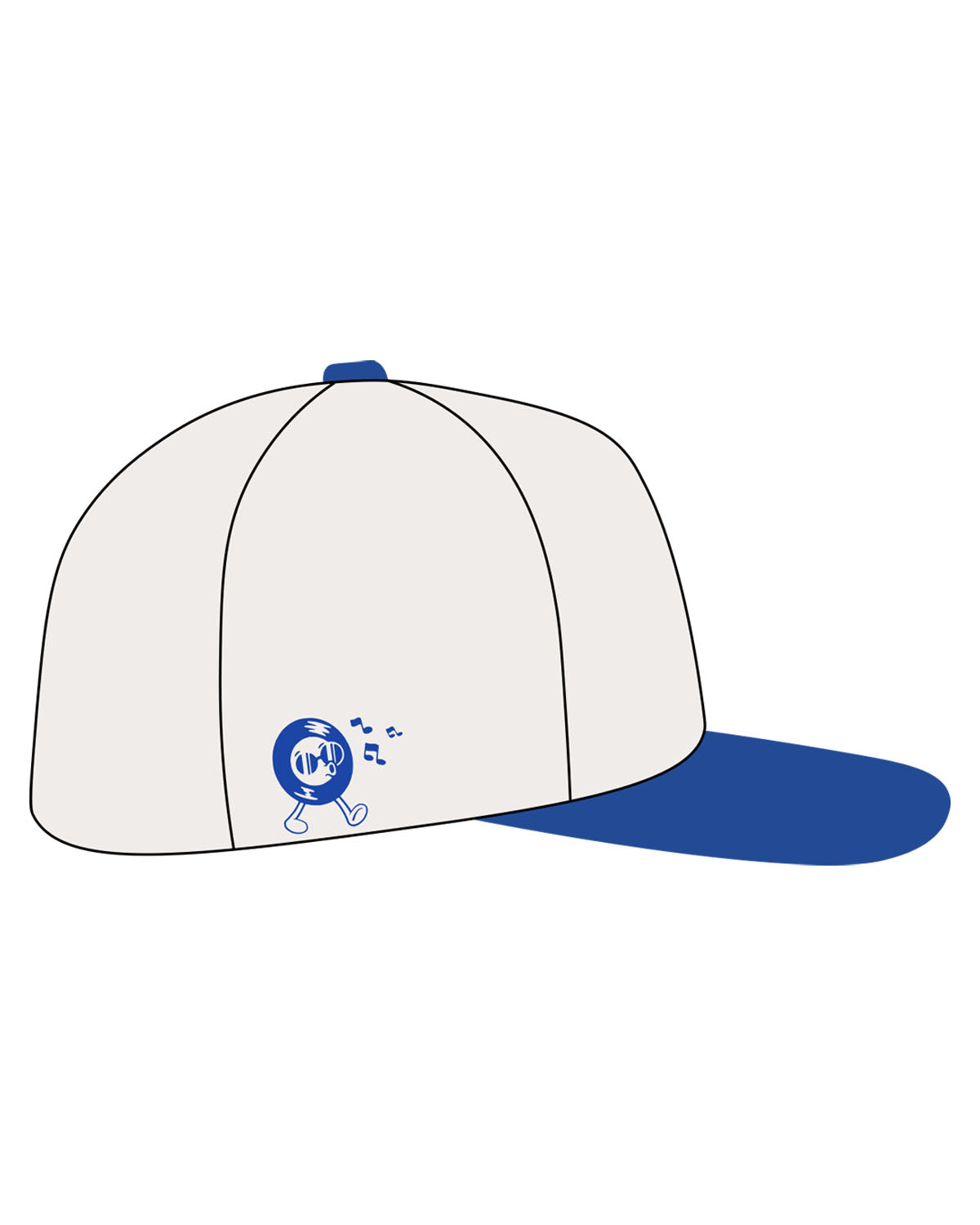 The Canvas Cap - Natural / Liberty - Designed by GI - Center Crown - Right Side - Liberty Embroidered - 1c47a6