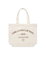 The Tote Bag - Natural - Girl Gains - Center Stacked - Brown