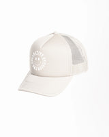 The Foam Trucker - Off White - Collective Studios - Center Stacked - Text & Smile - White