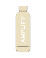 The Water Bottle - Cream - Amplify Lagree - Center Body - Printed - White