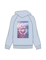 The Mens Hoodie - Powder - MSTRYDE - Left Chest Stacked & Back Image - Printed - Full Color