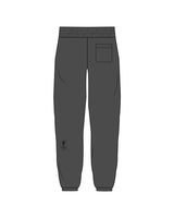 The Mens Sweatpants - Washed Black - Pilates Plus PB - Left Leg Back Logo - Embroidered - Black