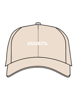 The Dad Hat - Stone - Mantra - Center Crown - EMB - White