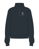 The Mens 1/4 Zip - Pine Green - Reform Athletica - Left Chest - Embroidered - Off White