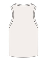 The Ribbed Full Length Tank - Off White - Angely Solano - Center Chest Stacked - EMB - Full Color