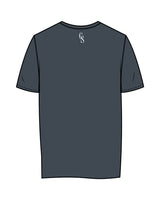 The Mens Tee - Petrol - Christian Singles Hub - Center Chest Stacked & Center Back Neckline - Printed - White