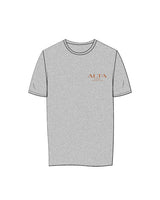 The Womens Tee - Heather - Alta Cafe - Left Chest  Stacked - #b05e36