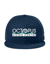 The New Era Snapback - Blue - Octopus Diving Centre - Center Crown Stacked - Embroidered - Full Color
