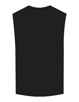 The Muscle Tank - Black - Sultivate - Center Chest - Printed - White