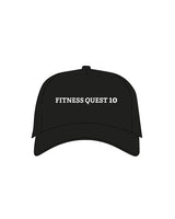 The Trucker Hat - Black - Fitness Quest 10 - Center - White