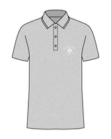 The Mens Polo - Heather - Goodlife Chiropractic - Left Chest - Embroidered - White