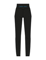 The Basic Legging - Black - Rebel Ride - Back Waistline - Printed - Blue