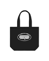 The Zipper Tote Bag - Black - Studio Physique - Center Body - Printed - Tone on Tone